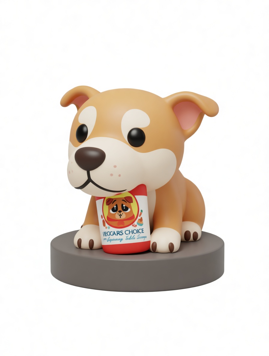 Cartoon Dog Figurine free 3D printable STL