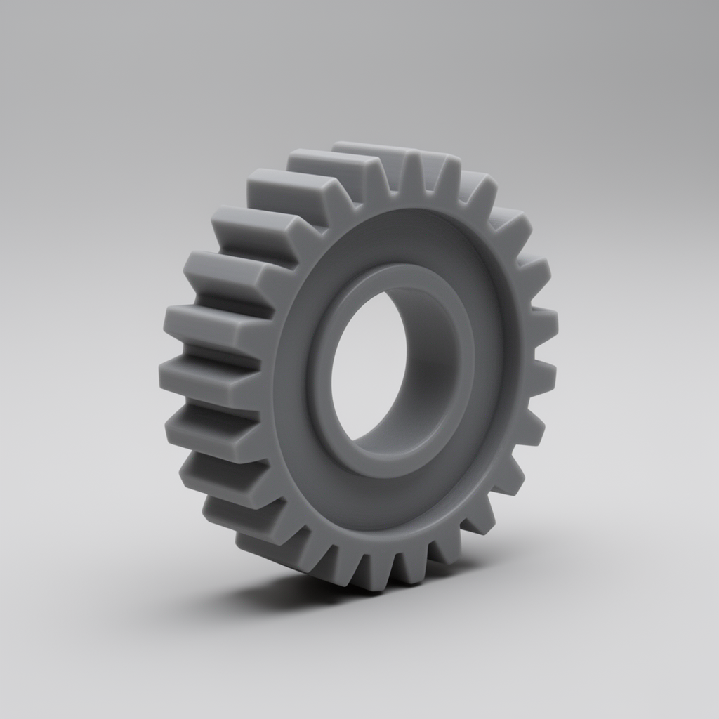 Piñon Engranaje Industrial Figurine free 3D printable STL