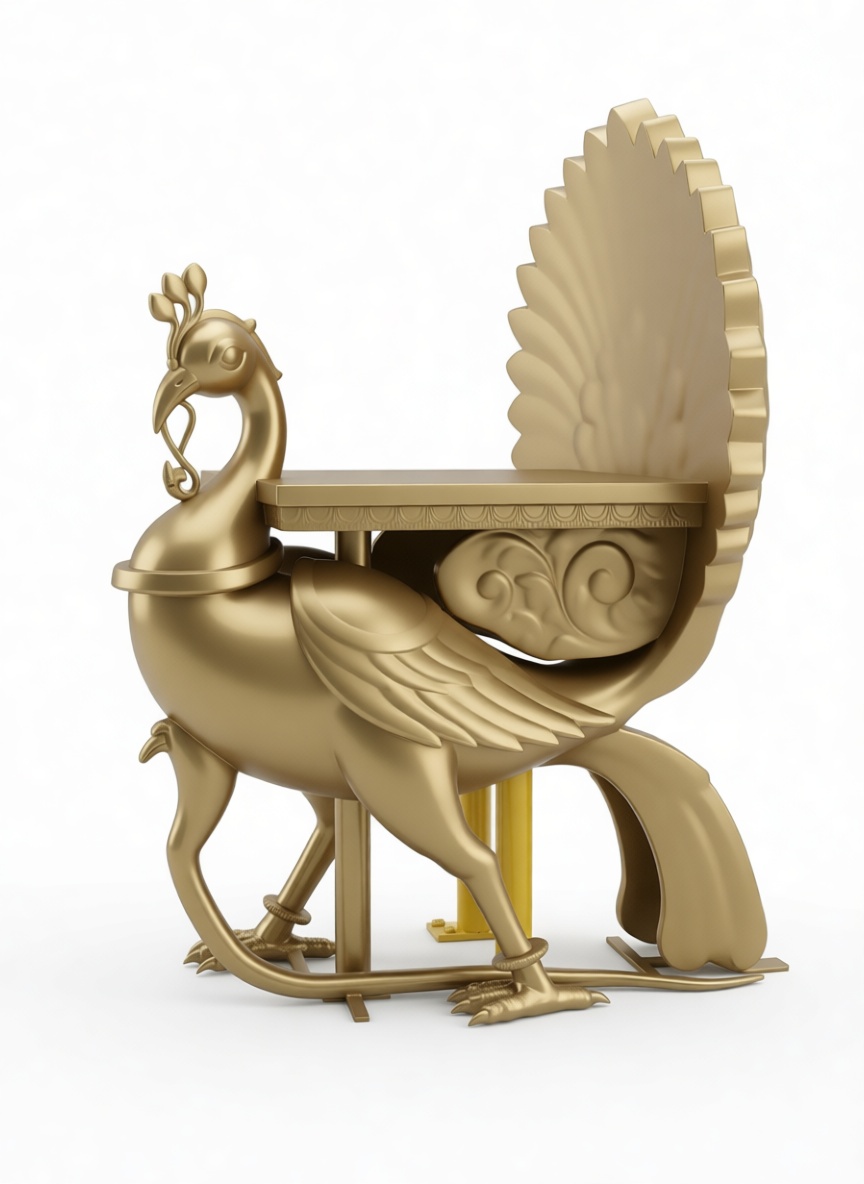 Peacock Throne Model free 3D printable STL