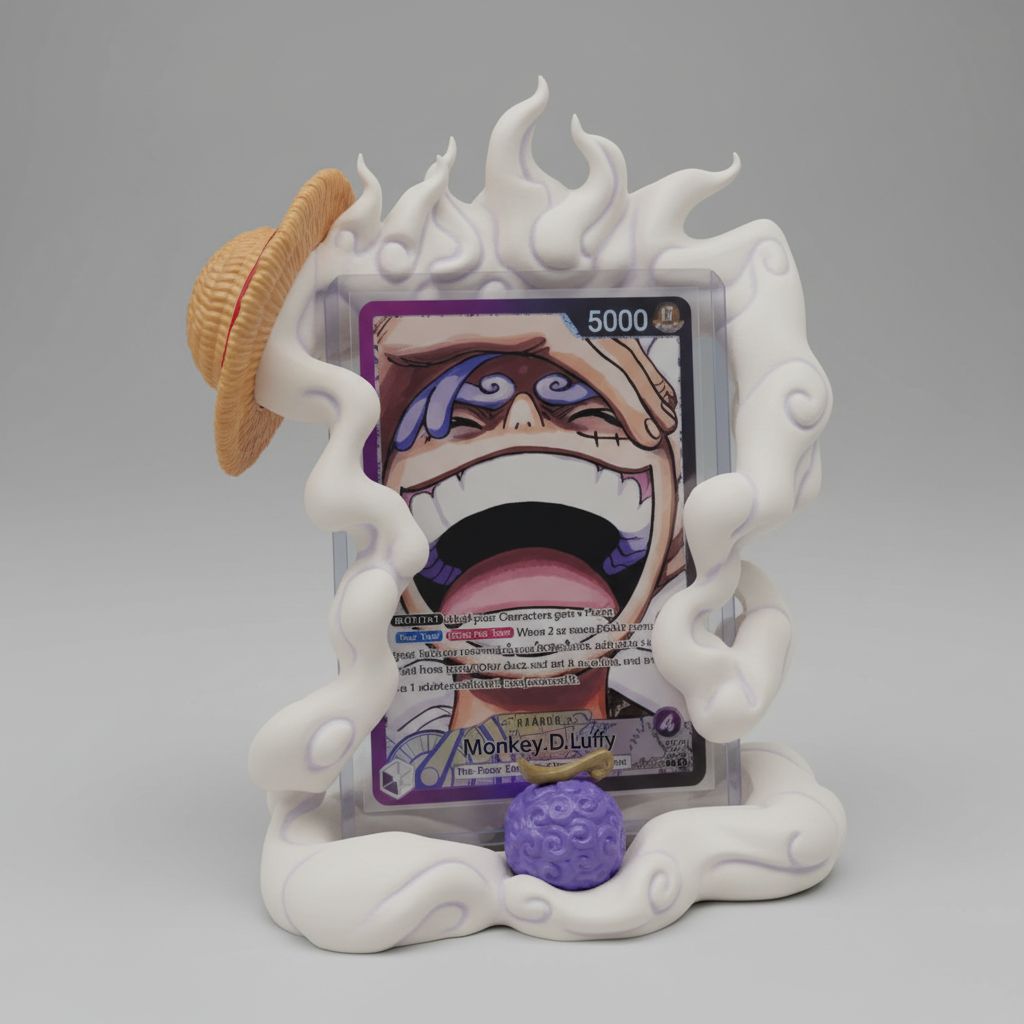 Monkey D. Luffy Card Frame free 3D printable STL