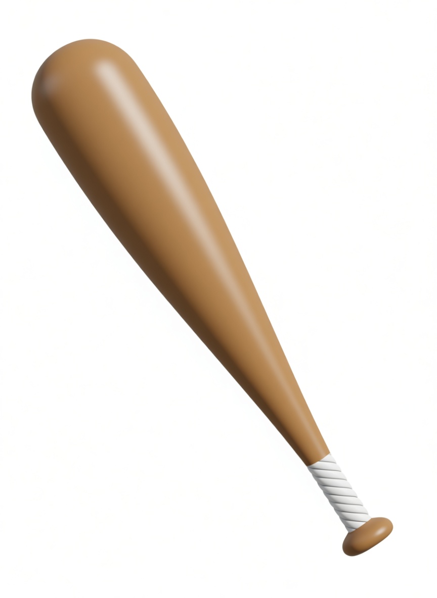 Baseball Bat Model free 3D printable STL