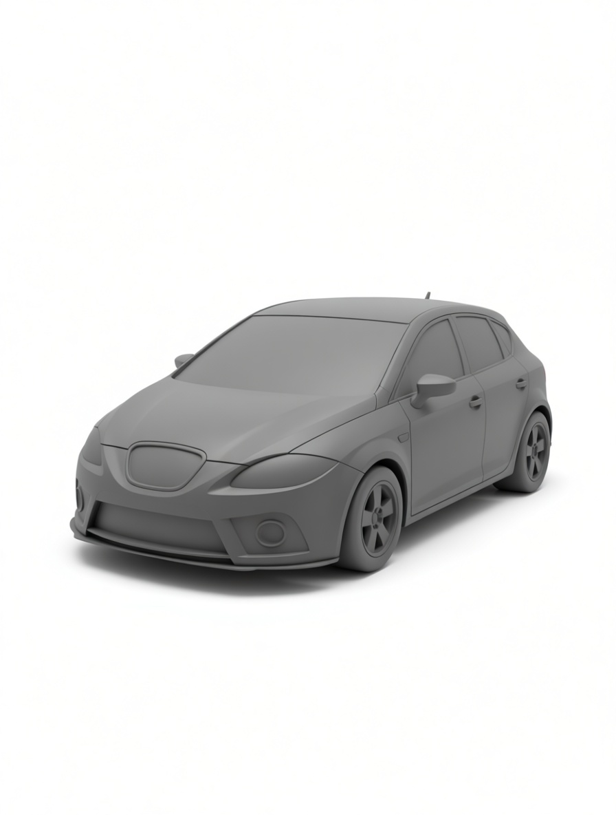Seat Leon Hatchback Model free 3D printable STL
