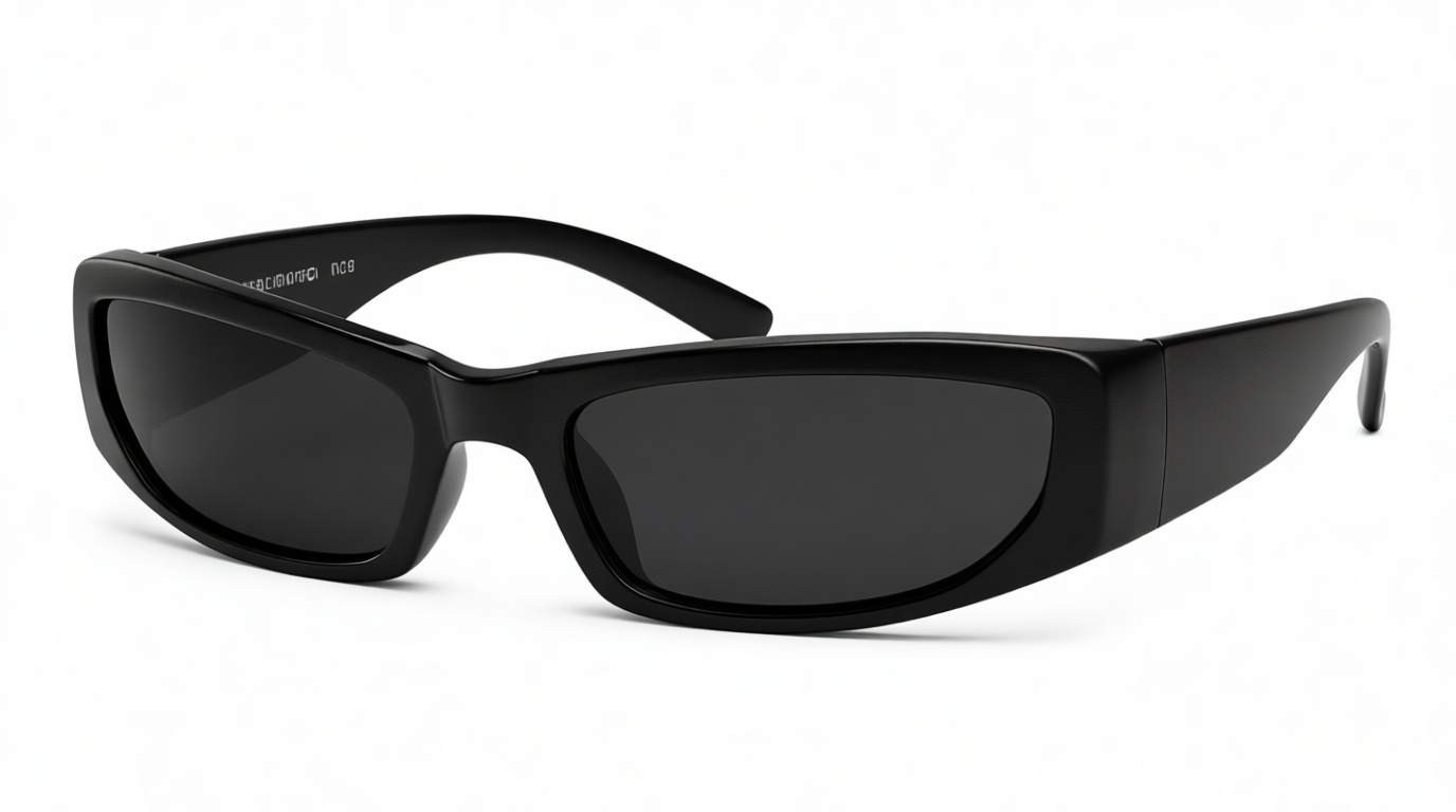 Black Rectangular Sunglasses Model free 3D printable STL