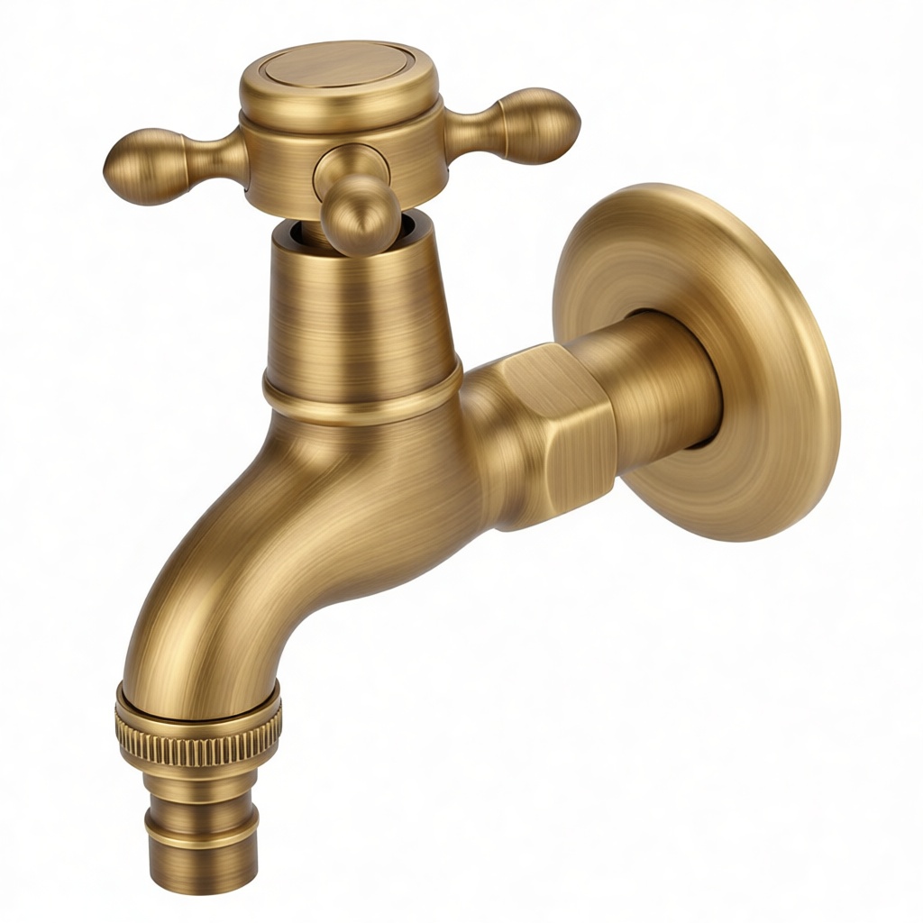 Brass Water Faucet Model free 3D printable STL