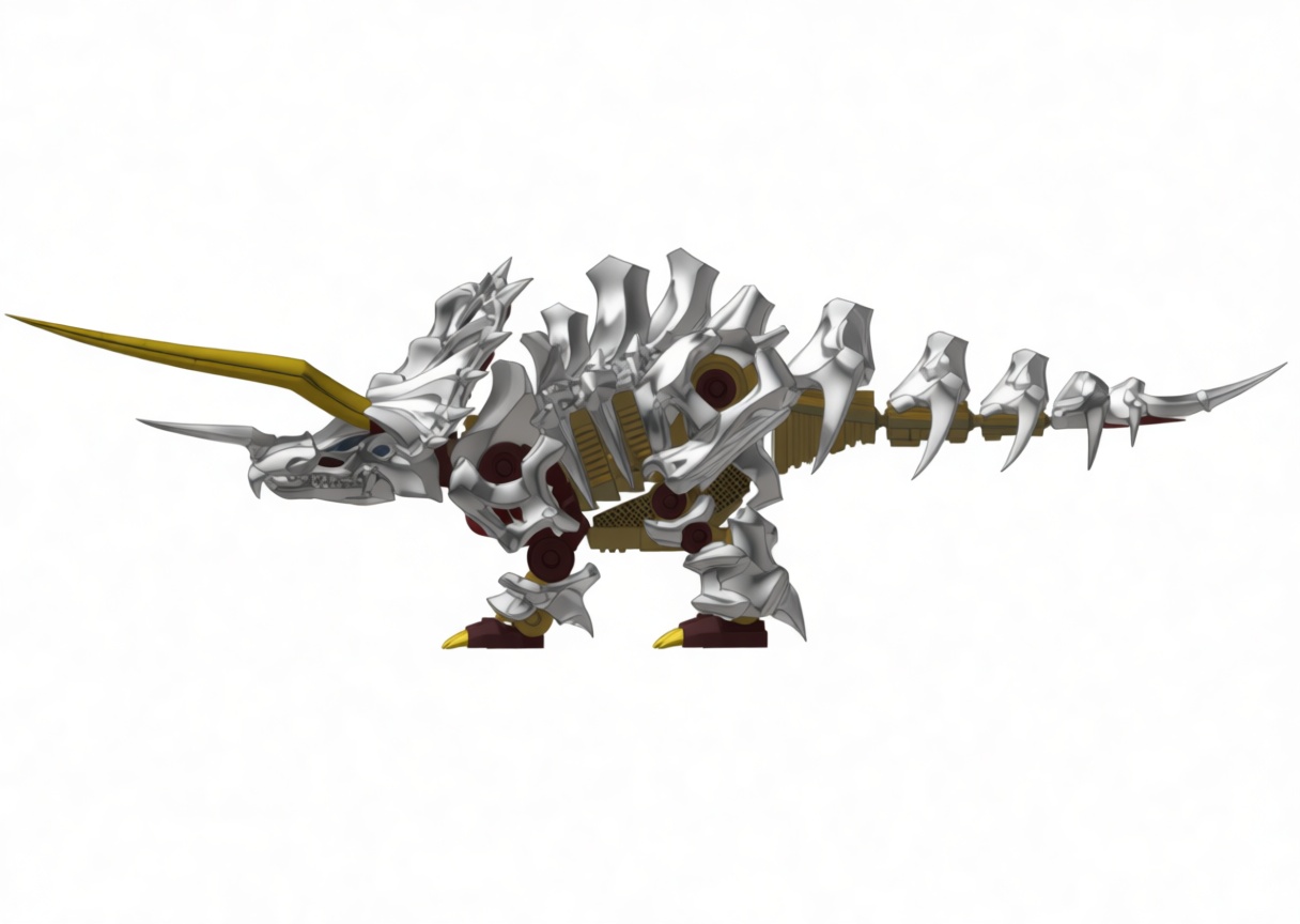 Triceratops Mecha Model free 3D printable STL