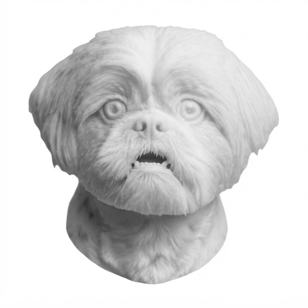 Shih Tzu Dog Bust free 3D printable STL