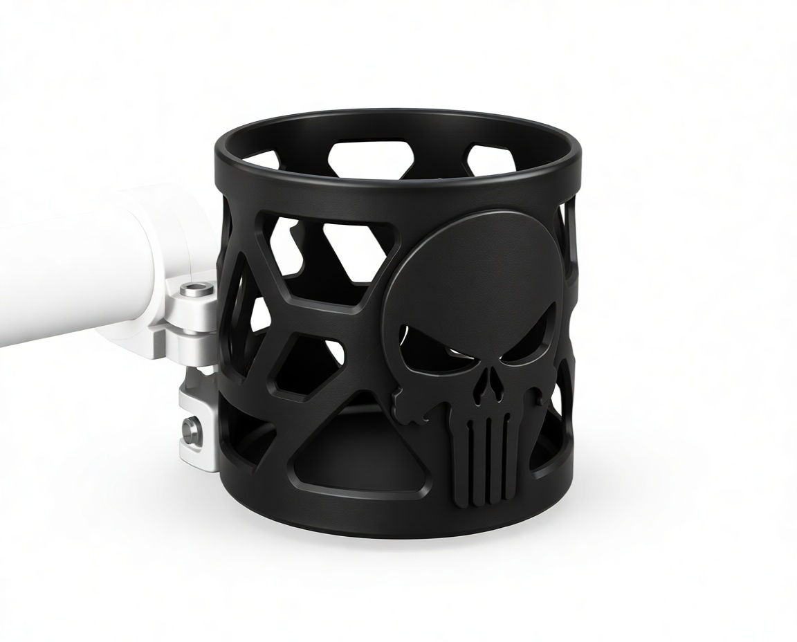 Punisher Logo Cup Holder free 3D printable STL