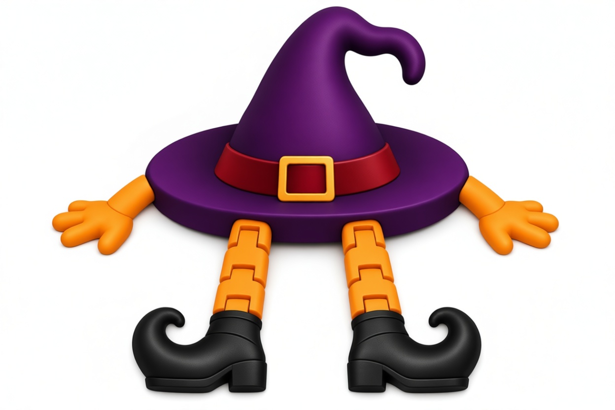 Witch Hat Figurine free 3D printable STL