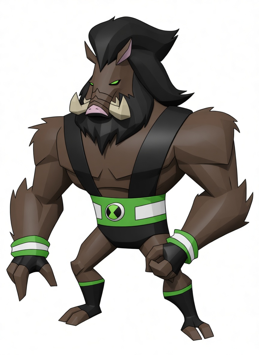 Wildmutt Ben 10 Figurine free 3D printable STL