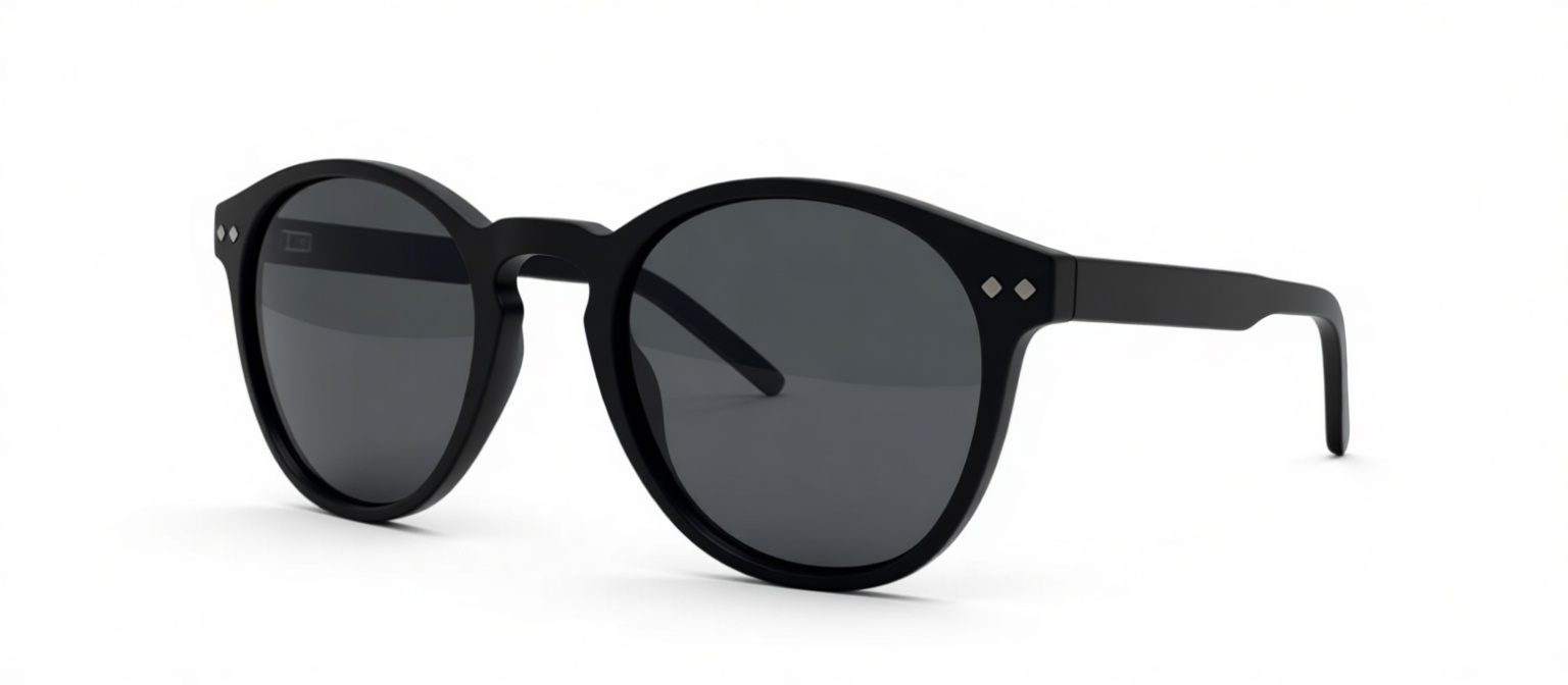 Round Black Sunglasses free 3D printable STL