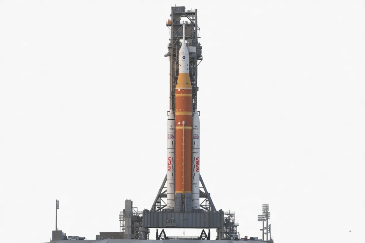 NASA Space Launch System Model free 3D printable STL