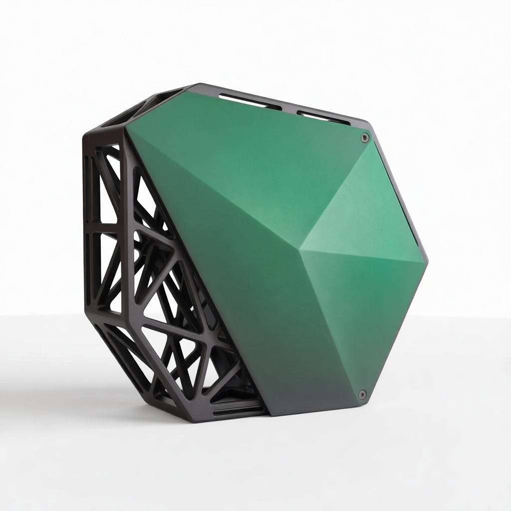 Geometric Modern Speaker free 3D printable STL