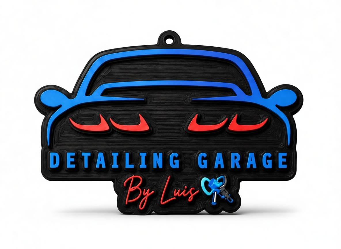 Car Detailing Logo Keychain free 3D printable STL