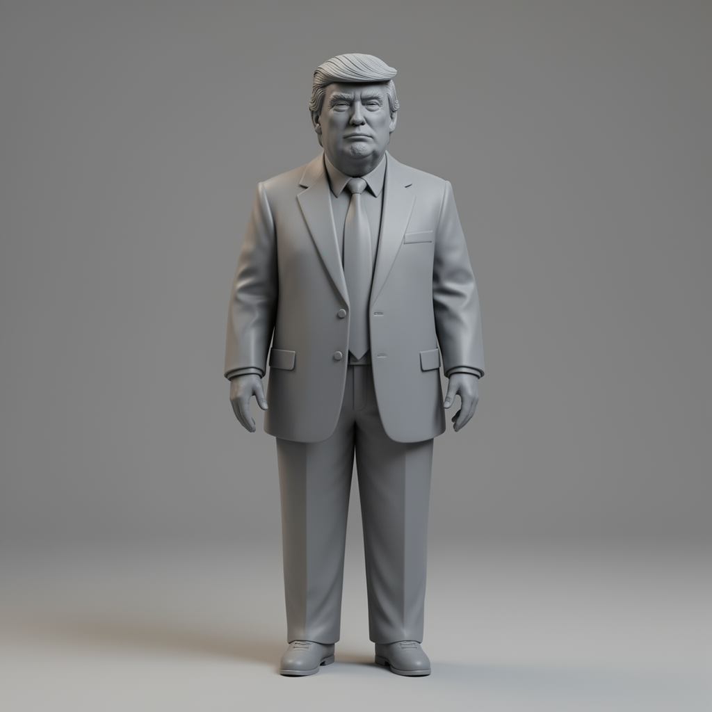 Donald Trump Bust free 3D printable STL