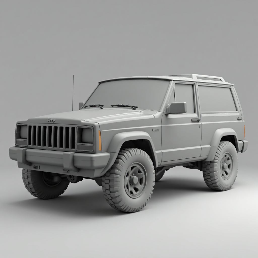 1996 Jeep Cherokee Model free 3D printable STL