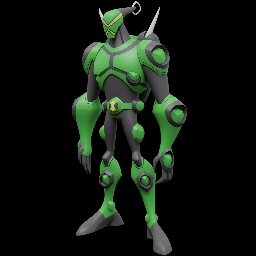 Upgrade Alien Force Figurine free 3D printable STL