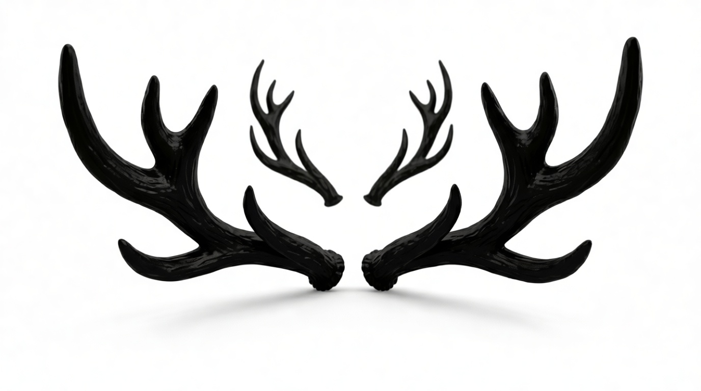 Moose Antlers Pair free 3D printable STL