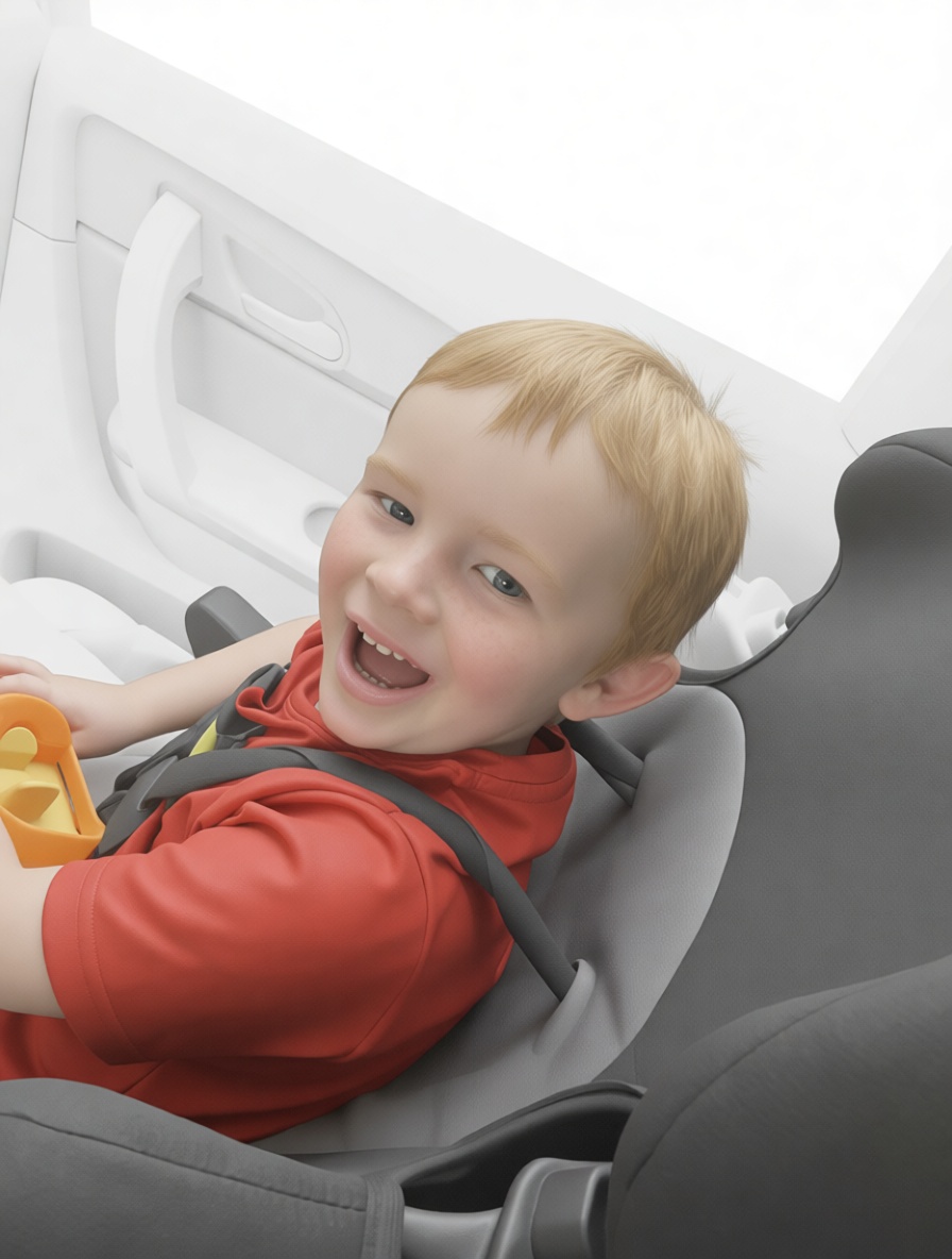 Toddler Car Seat Figurine free 3D printable STL