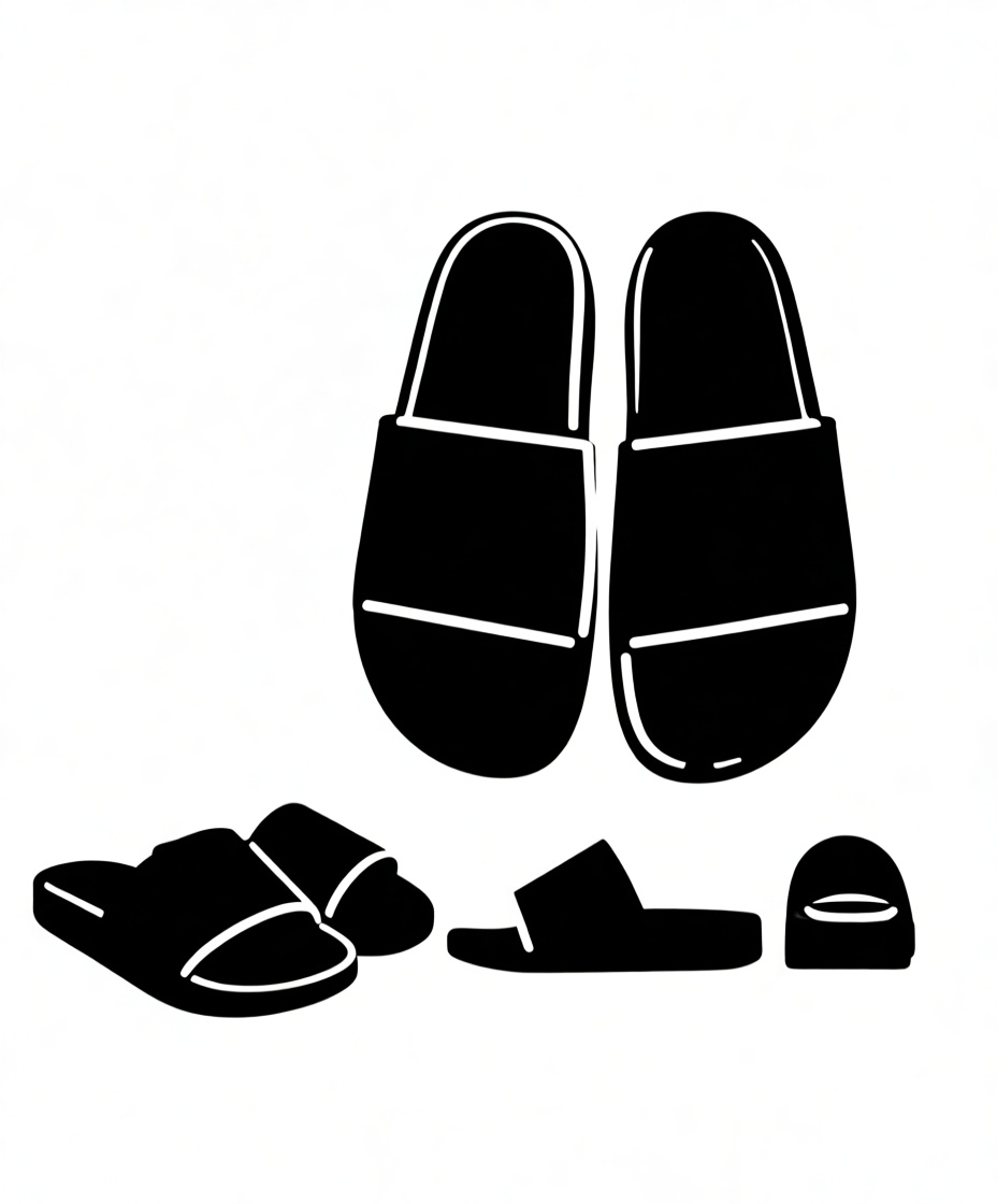 Slide Sandal Model free 3D printable STL