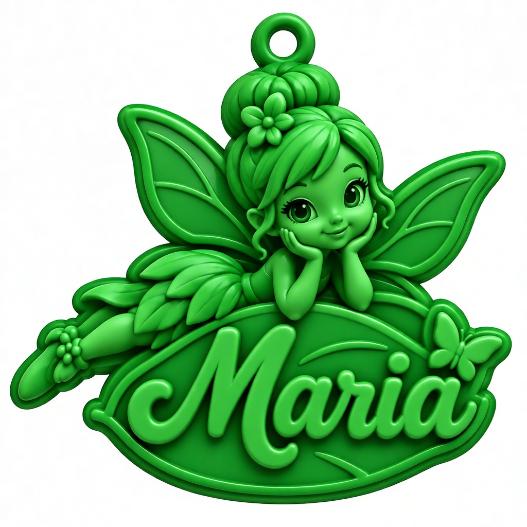 Cute Fairy Keychain free 3D printable STL