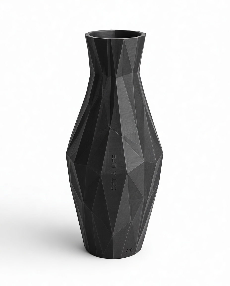 Geometric Vase Sculpture - Free 3D Printable STL File