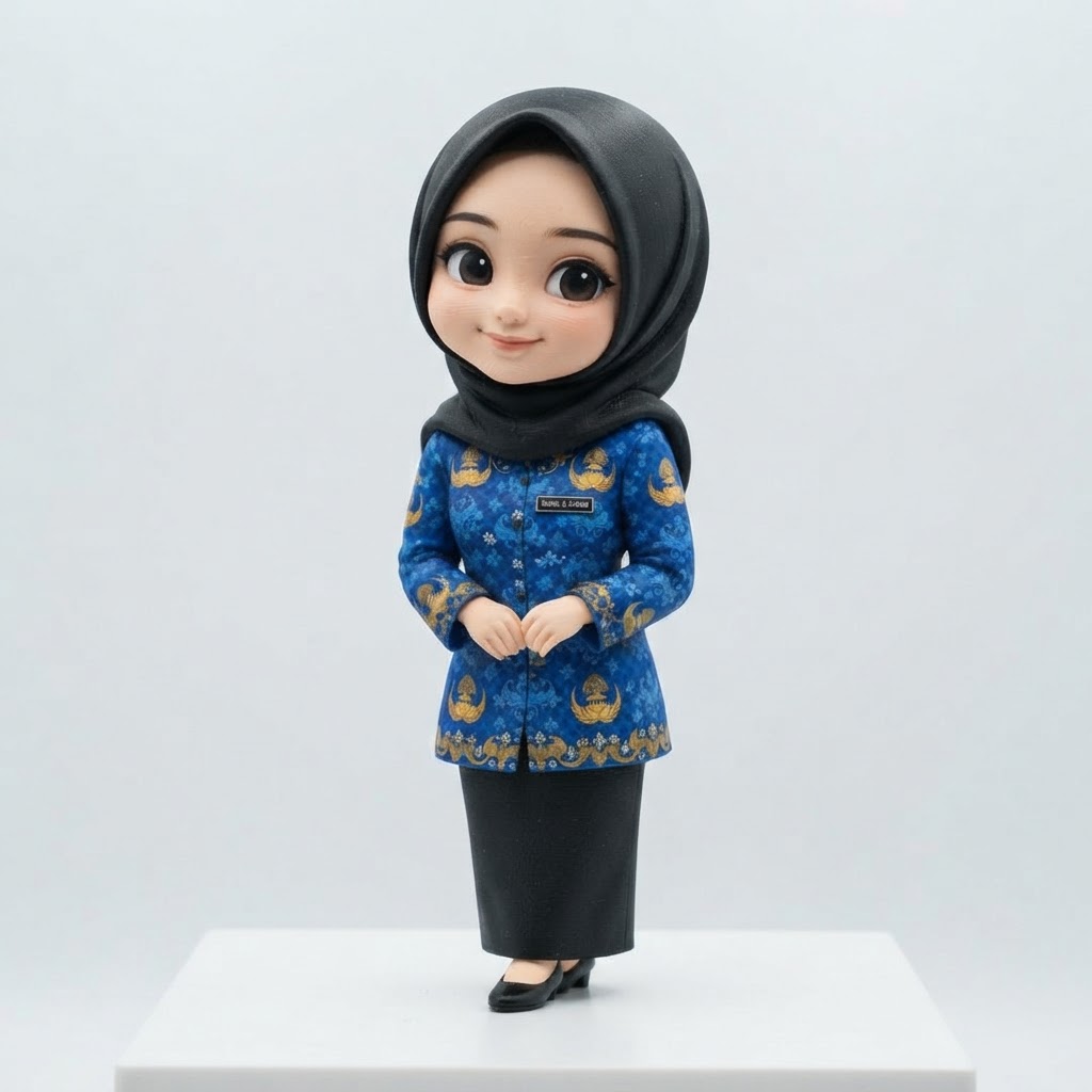 Malaysian Woman Figurine free 3D printable STL