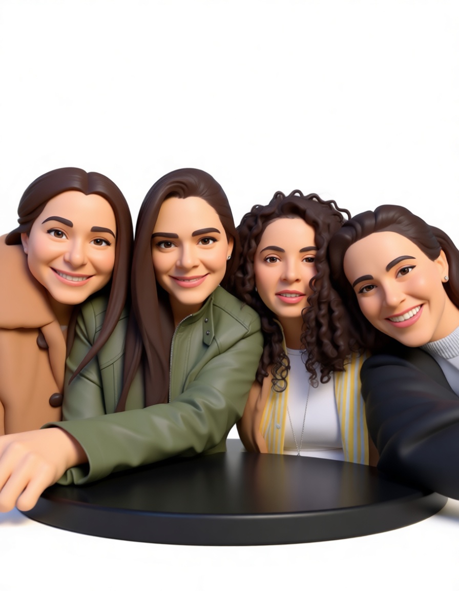 Group Portrait Figurine free 3D printable STL