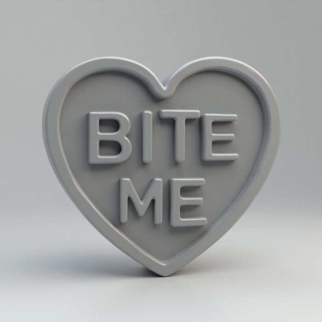 Heart Shaped Coin Figurine free 3D printable STL