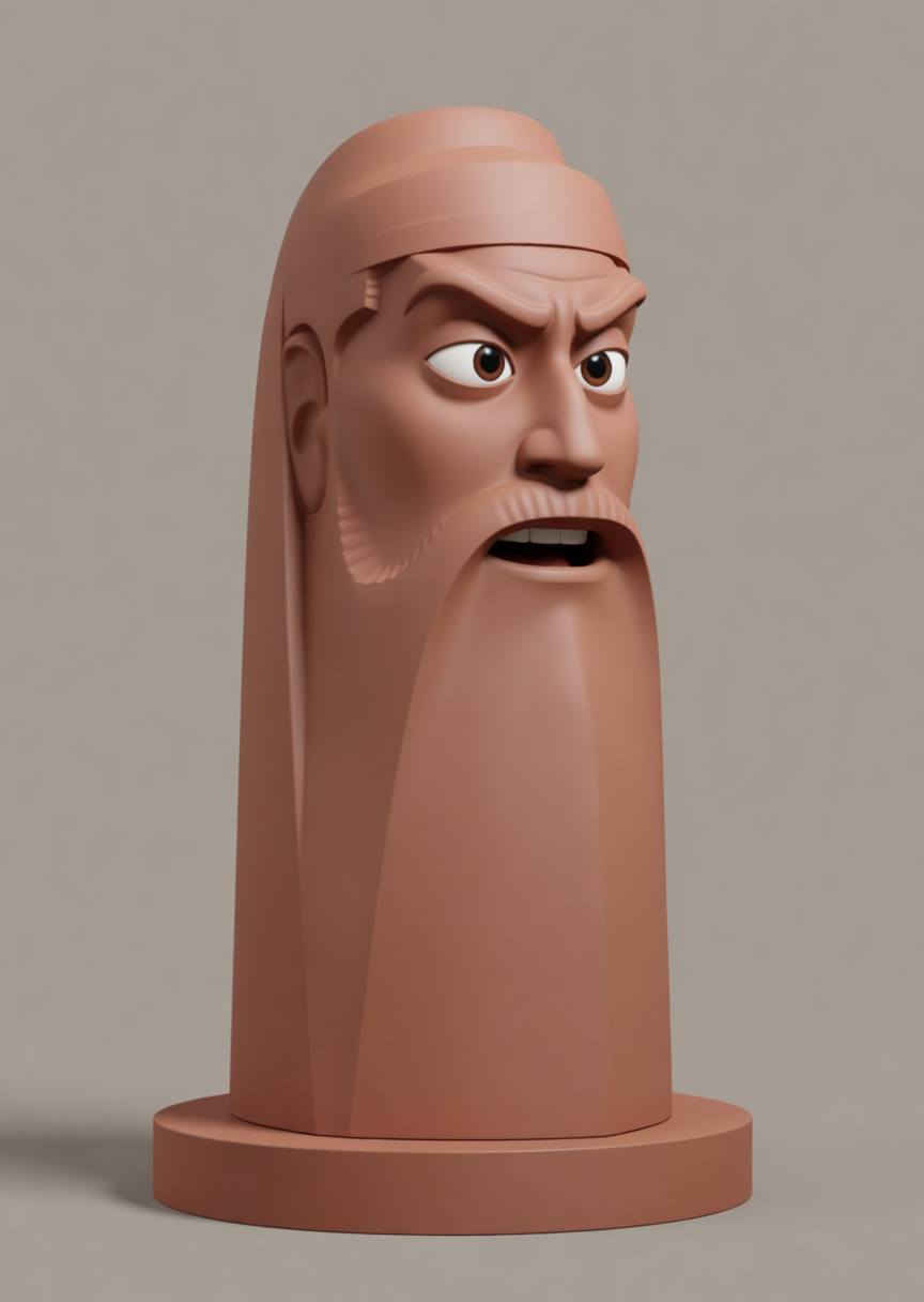 Samurai Warrior Bust free 3D printable STL