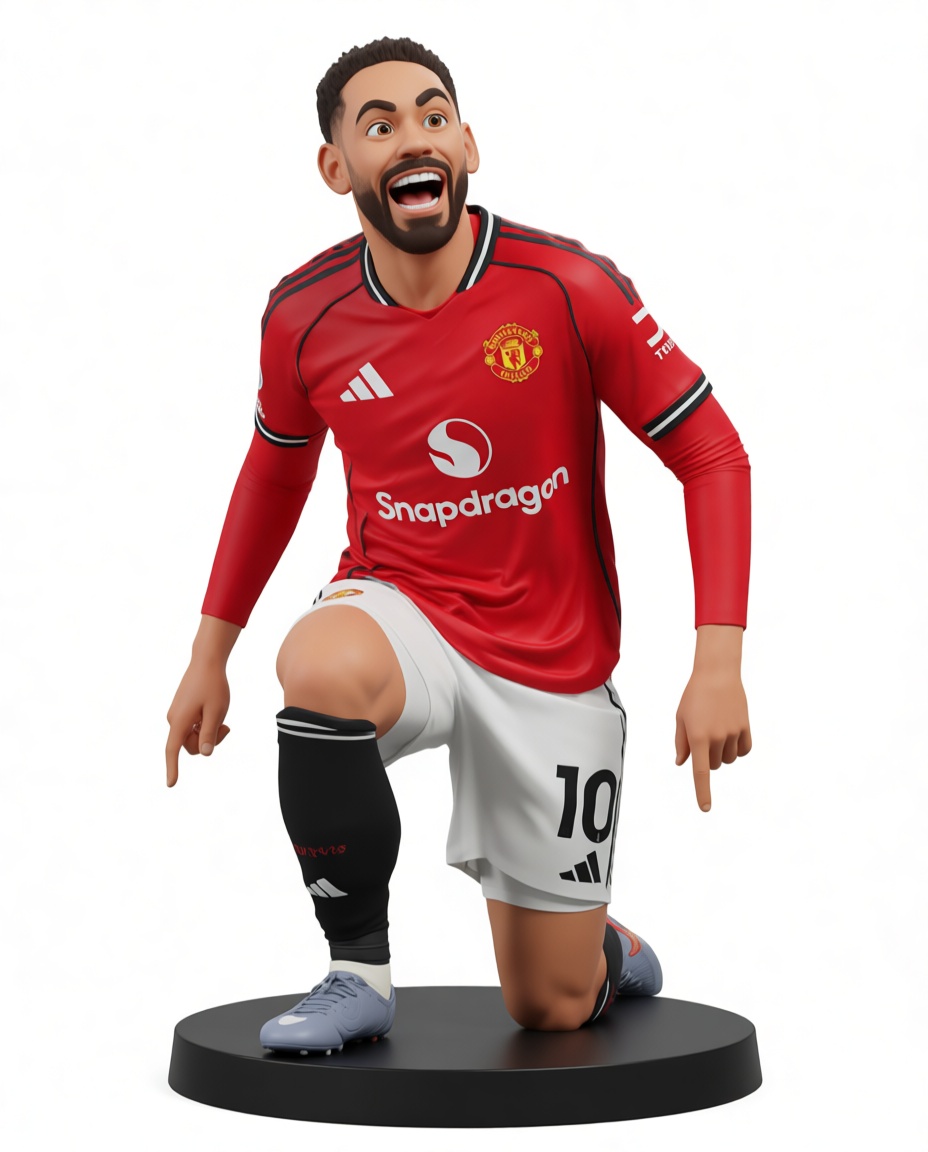 Bruno Fernandes Figurine free 3D printable STL