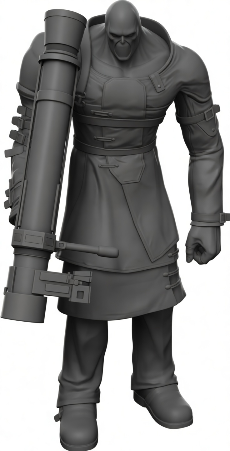 Nemesis T-Type Figurine free 3D printable STL