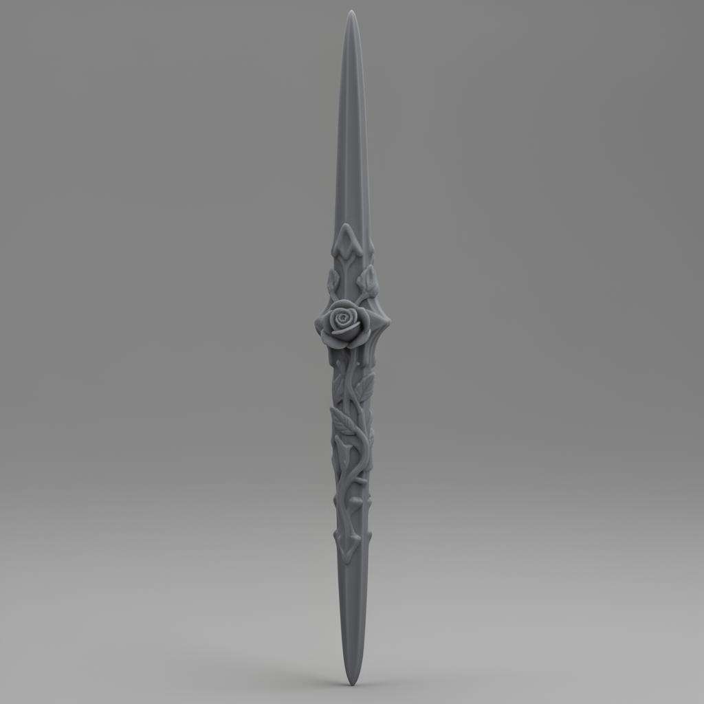 Gothic Spike Sculpture free 3D printable STL