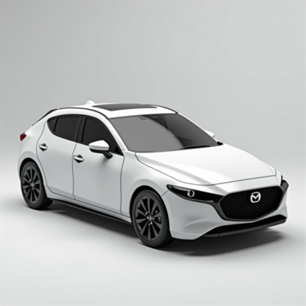 Mazda 3 2020 Hatchback free 3D printable STL