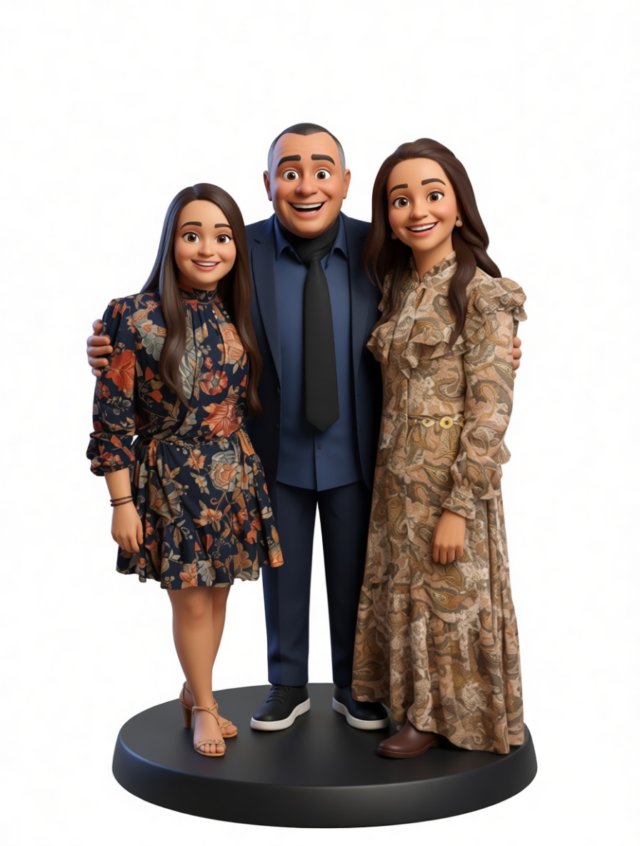 Family Group Figurine free 3D printable STL