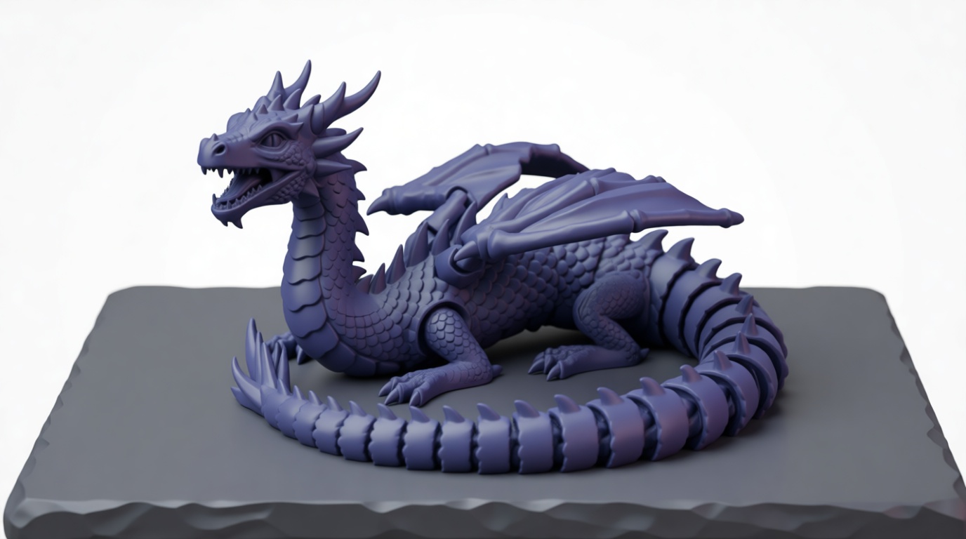 Fantasy Dragon Figurine free 3D printable STL