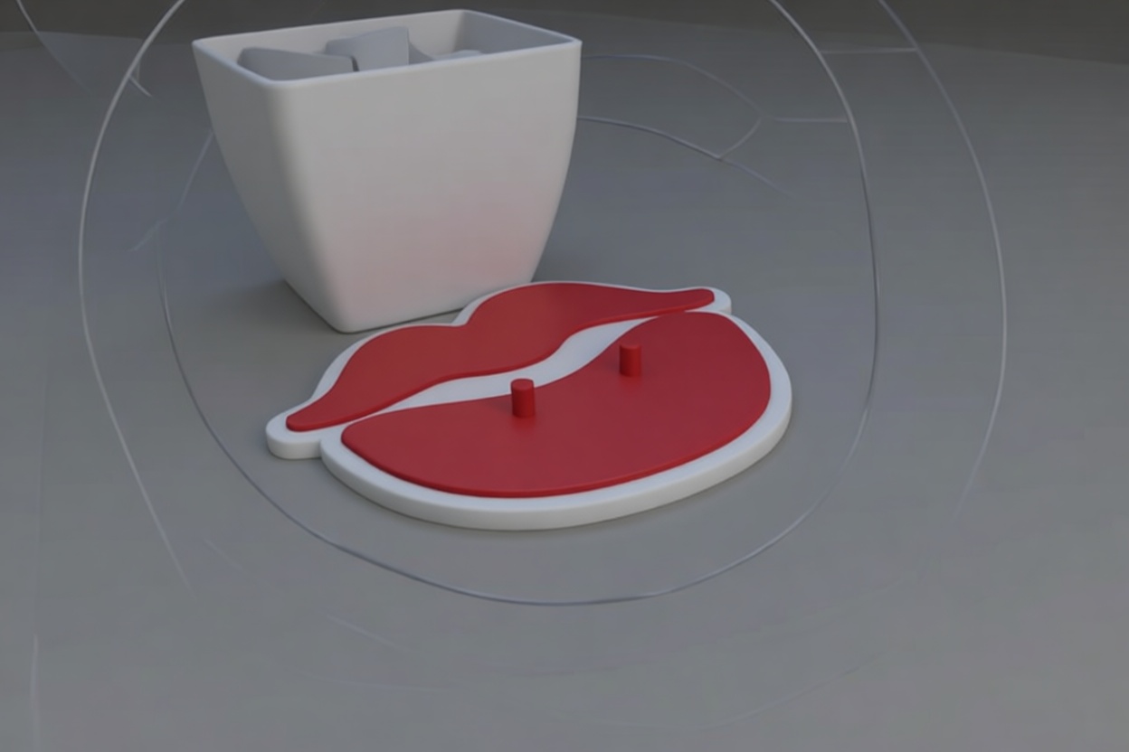 Lips Cookie Cutter free 3D printable STL