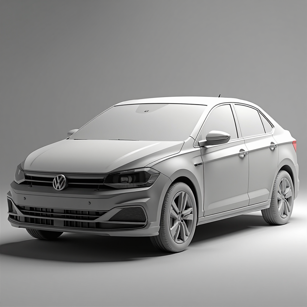 2021 Volkswagen Polo Sedan Model free 3D printable STL