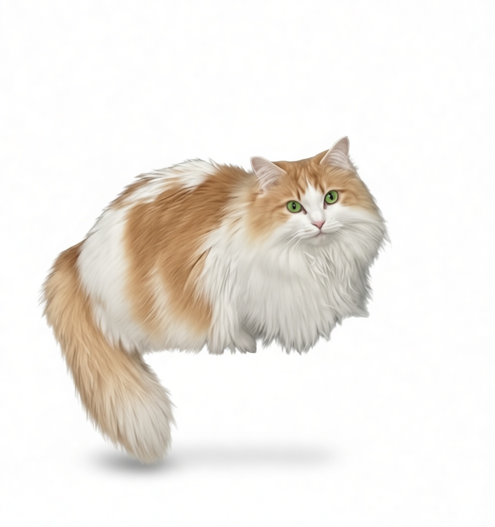 Norwegian Forest Cat Figurine free 3D printable STL