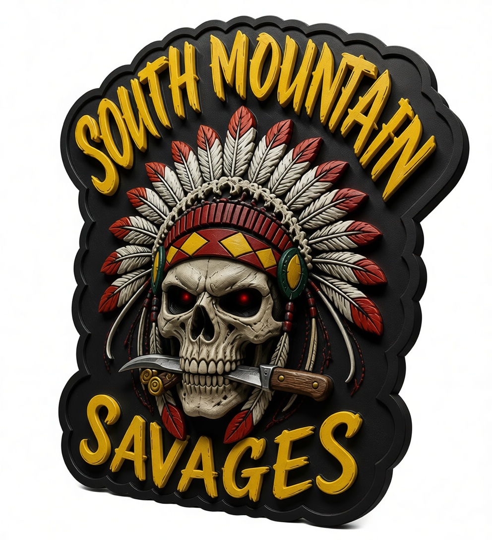 Skull Chief Plaque free 3D printable STL