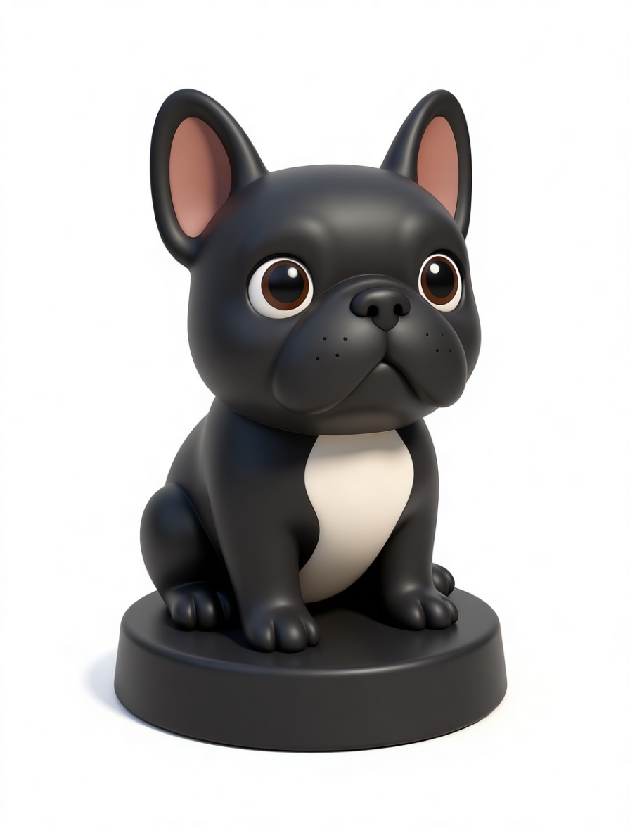 French Bulldog Figurine free 3D printable STL