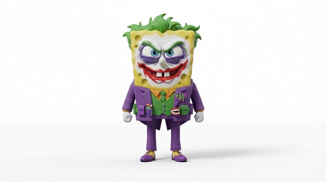 SpongeBob Joker Figurine free 3D printable STL