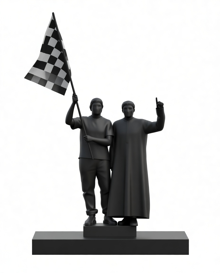 Race Winner Statue free 3D printable STL