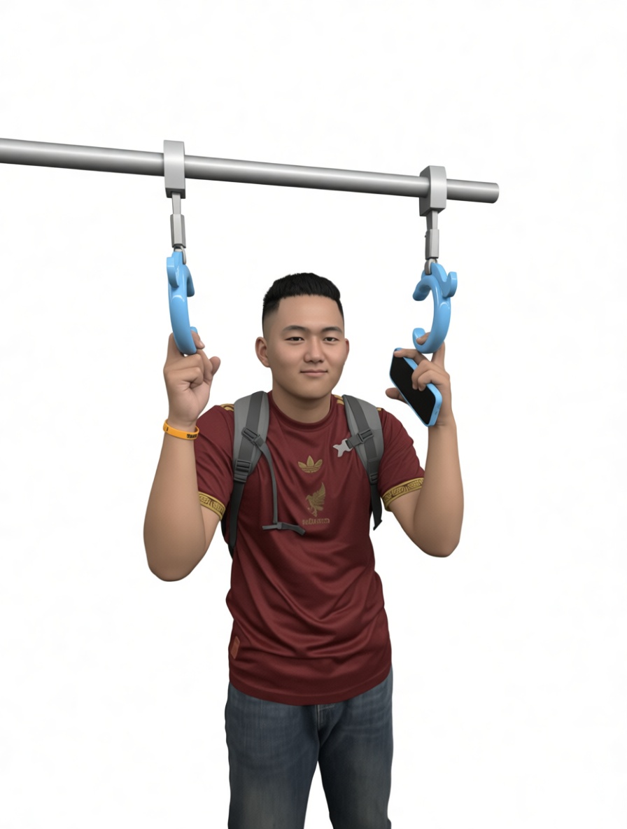 Asian Man Figurine Holding Handles free 3D printable STL