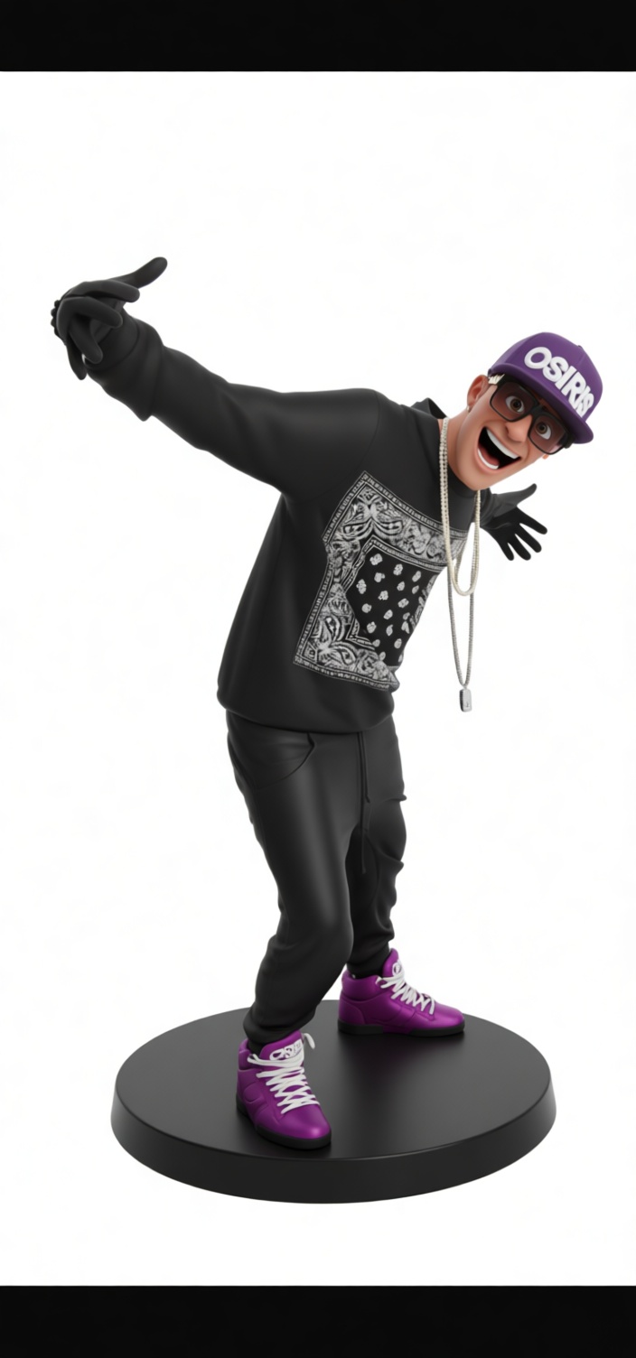 Hip Hop Dancer Figurine free 3D printable STL