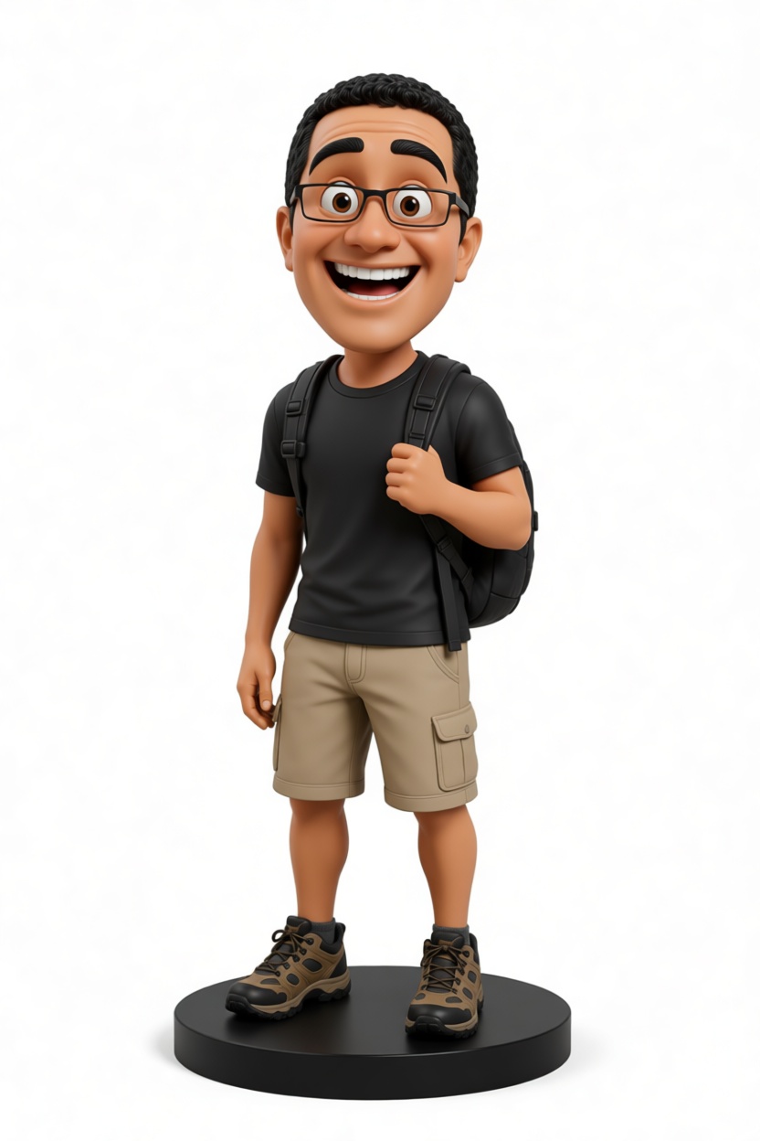 Smiling Man Figurine free 3D printable STL
