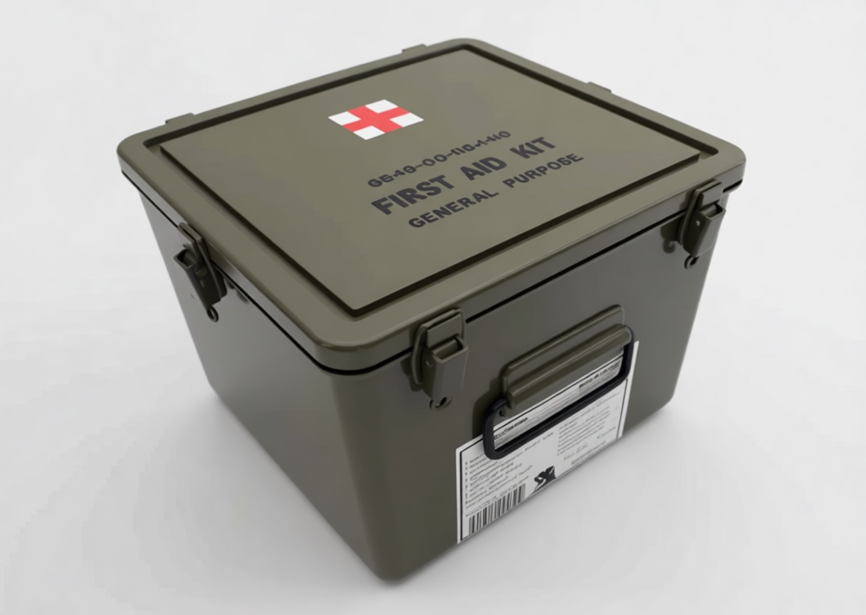 Military First Aid Kit free 3D printable STL