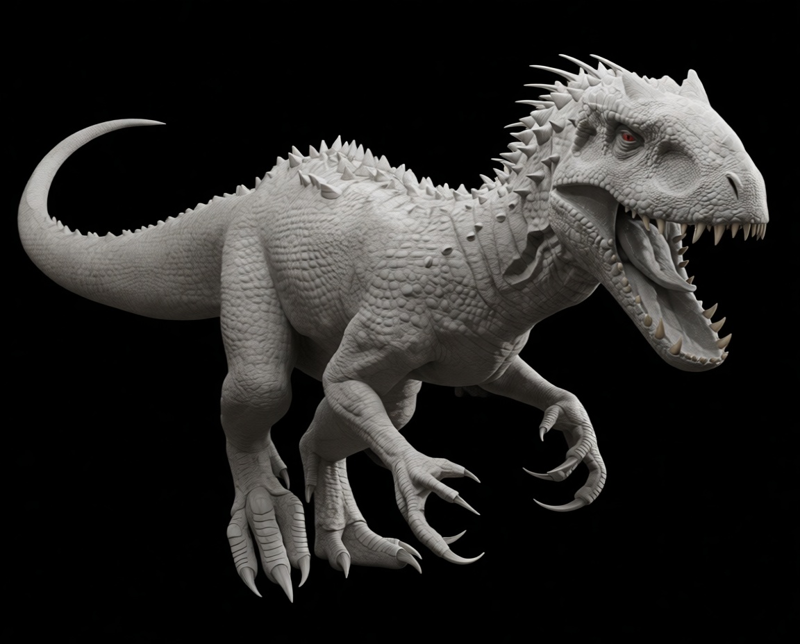 Indominus Rex Figurine free 3D printable STL