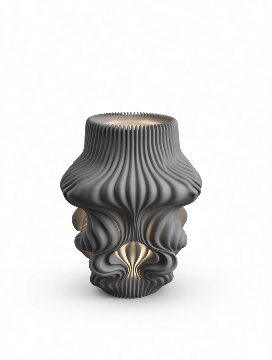 Abstract Flow Vase free 3D printable STL