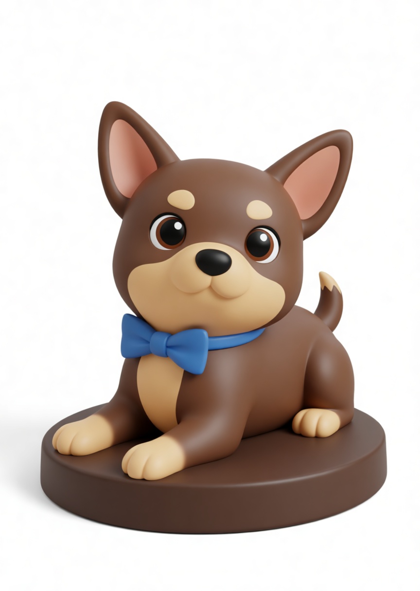 Chihuahua Dog Figurine free 3D printable STL