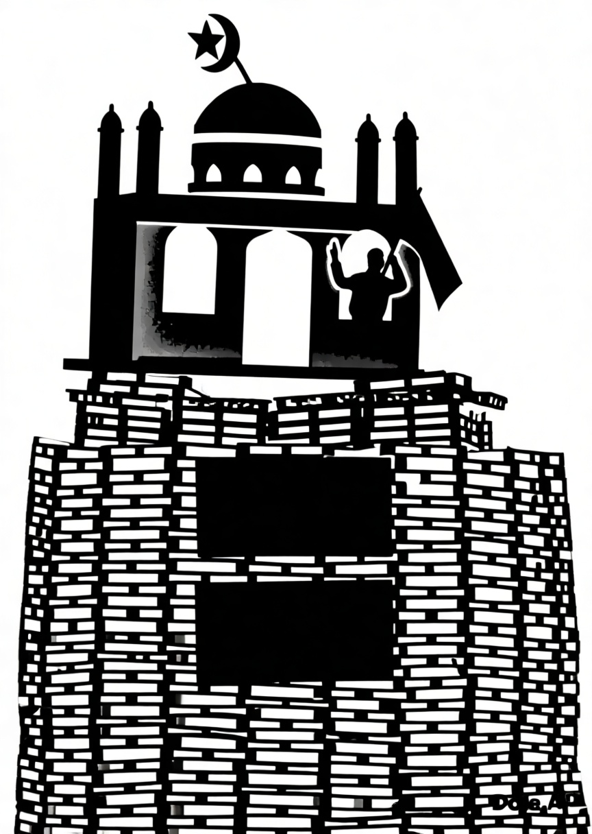 Minaret Silhouette Sculpture free 3D printable STL